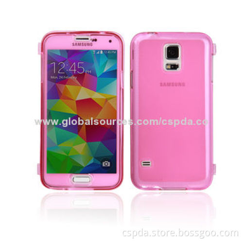 Fast Deadline Folio Style TPU Mobile Phone Case for Samsung Galaxy S5, Different Colors Welcomed